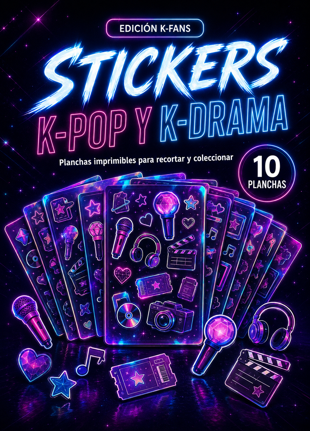 Stickers K-Pop y K-Drama